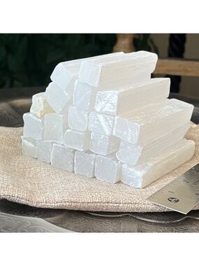 Three (3) Selenite Sticks